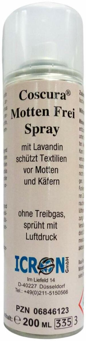 Motten Frei Spray Coscura Biologisch 200 ml Spray