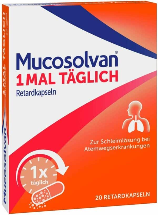 Mucosolvan 1mal täglich 20 Retardkapseln