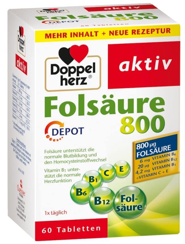 Doppelherz aktiv Folsäure 800 DEPOT