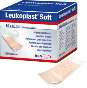 LEUKOPLAST Soft Injektionspflaster Strips 19x40 mm