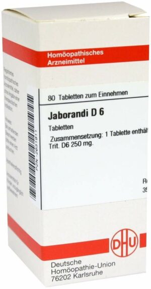 Jaborandi D 6 80 Tabletten