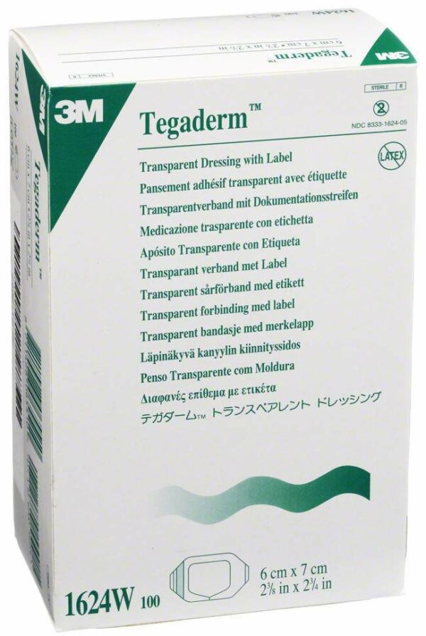 Tegaderm Transparentverband 6x7cm 1624w