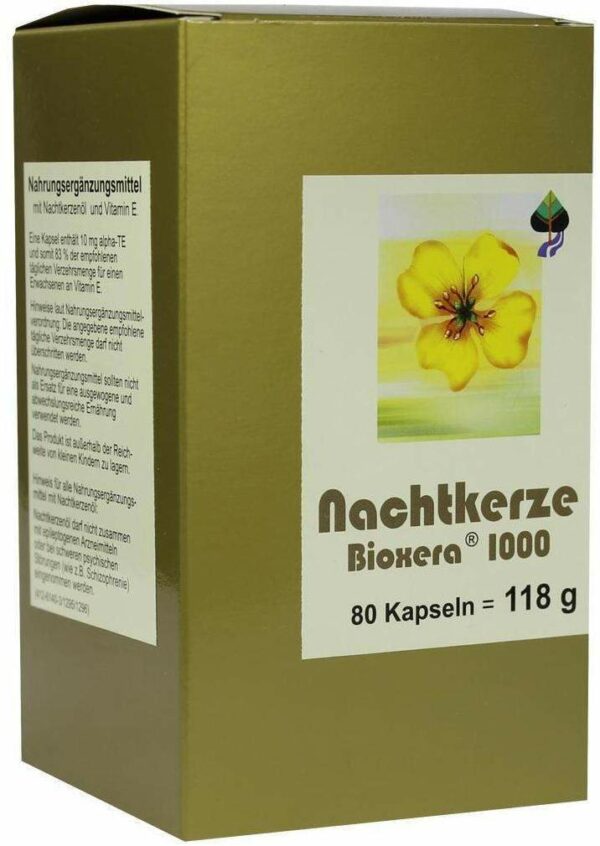 Nachtkerze Bioxera 1000 80 Kapseln