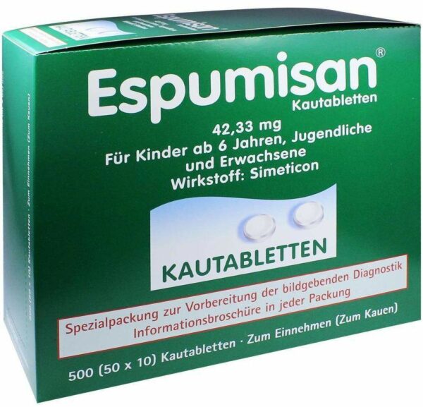 Espumisan Kautabletten Für Bildgebende Diagnostik