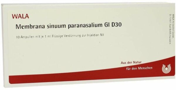 Membrana Sinuum Para. Gl D 30 Ampullen