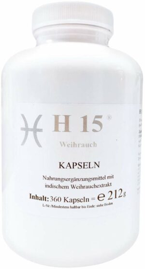 H 15 360 Weihrauchkapseln 350 mg