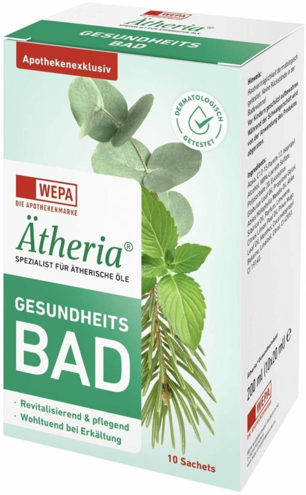 Ätheria Revitalisierendes Gesundheitsbad 10 X 20 ml