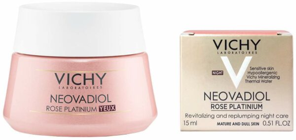 Vichy Neovadiol Rose Platinium Augencreme 15 ml + gratis Rose Platinium Nachtcreme 15 ml