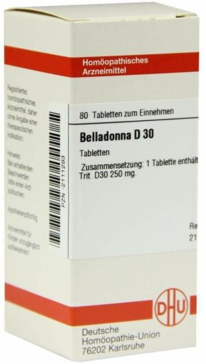 Belladonna D30 Tabletten 80 Tabletten