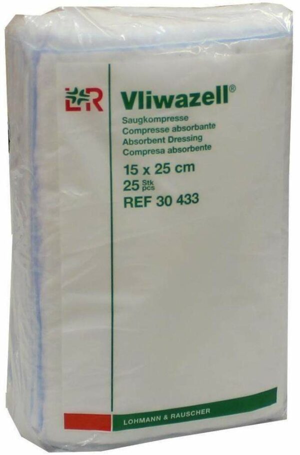 Vliwazell Saugkompressen 15x25 cm Unster