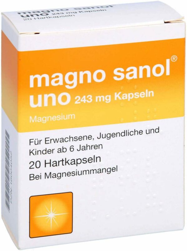 Magno Sanol Uno 243 mg 20 Kapseln