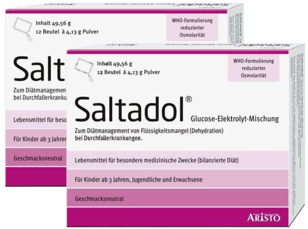 Saltadol Elektrolyt Pulver 2 x 12 Beutel