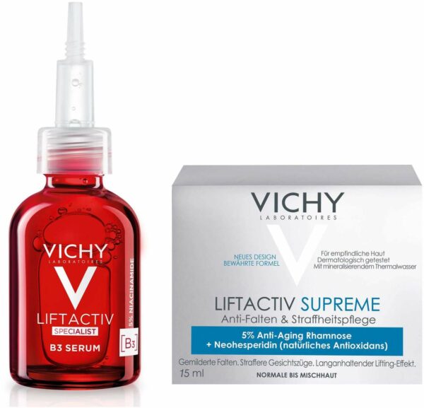 Vichy Liftactiv Specialist B3 Serum 30 ml + gratis Vichy Liftactiv Supreme Tag normale Haut 15 ml