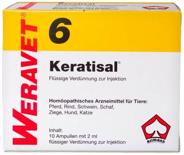 Keratisal 6 Ampullen Vet 10 X 2 ml