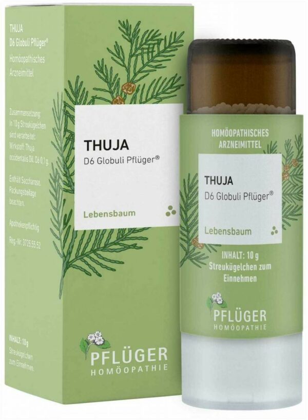 Thuja D6 Globuli Pflüger 10 g