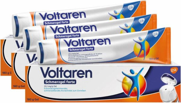 Voltaren Schmerzgel forte 3 x 180 g Gel