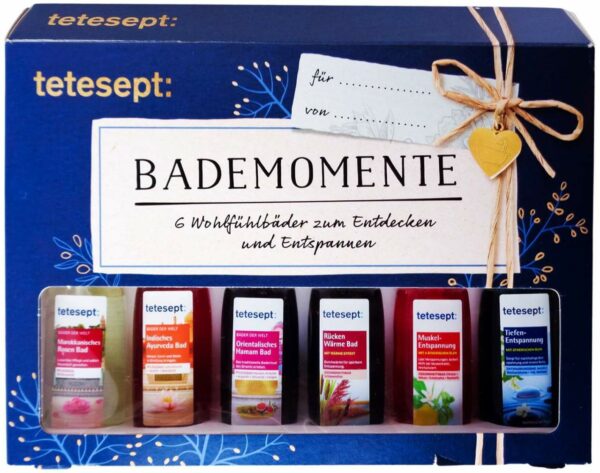 Tetesept Geschenkset Bademomente 6 X 20 ml Bäder