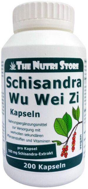 Schisandra 500 mg Fruchtkonzentrat Kapseln