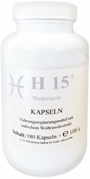 H 15 180 Weihrauchkapseln 350 mg