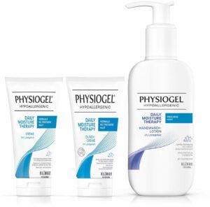 Physiogel Daily Moisture Therapy Creme 150 ml + Dusch-Creme 150 ml + gratis Handwaschlotion 400 ml