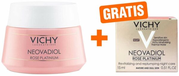 Vichy Neovadiol Rose Platinium 50 ml + gratis Neovadiol Rose Platinium Nachtcreme 15 ml