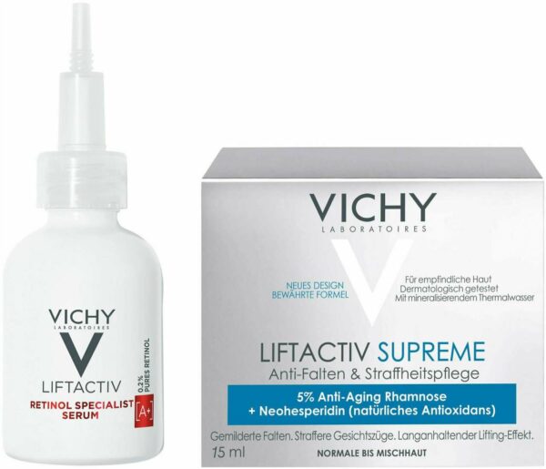 Vichy Liftactiv Retinol Specialist 30 ml Serum + gratis Supreme Tag normale Haut 15 ml