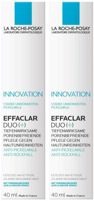 La Roche Posay Effaclar Duo+ Creme 2 x 40 ml