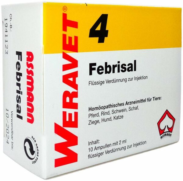 Febrisal 4 vet. 10 X 2 ml Ampullen