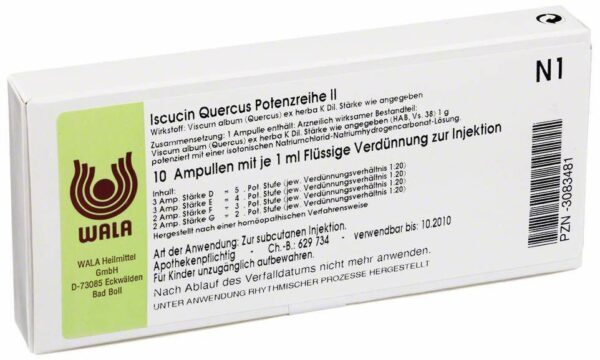 Iscucin Quercus Potenzreihe II Ampullen