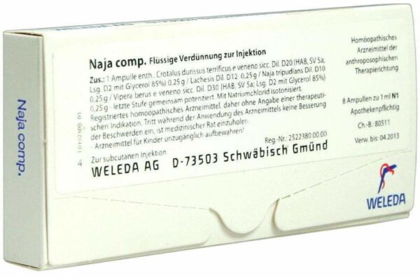 Naja Comp. Weleda 8 Ampullen