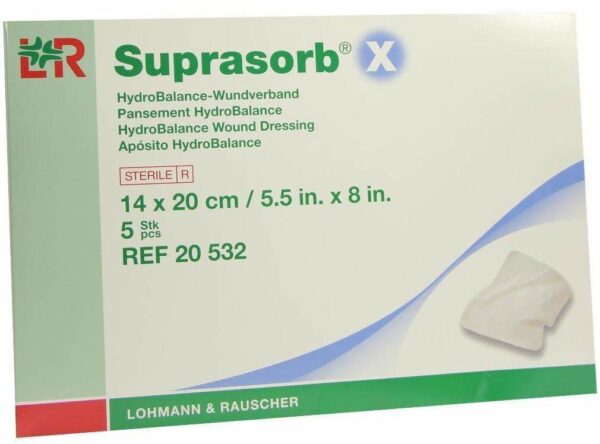 Suprasorb X Hydrobalance Wunderband14x20cm