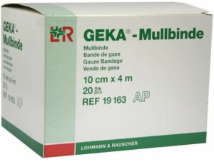 Mullbinden Geka 10 cm X 4 M 20 Binden