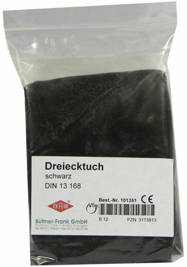 Dreiecktuch Schwarz