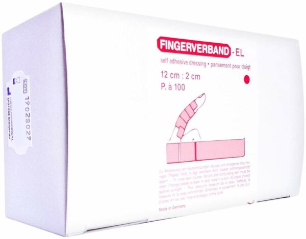 Fingerverband 2x12 cm Haut Elastisch