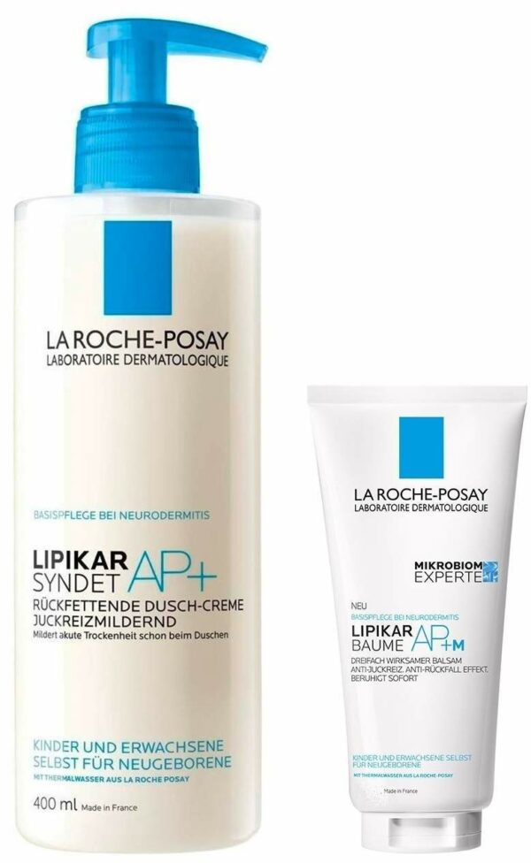 La Roche Posay Lipikar Syndet AP+ 400 ml + gratis Lipikar Baume AP+ 75 ml Balsam