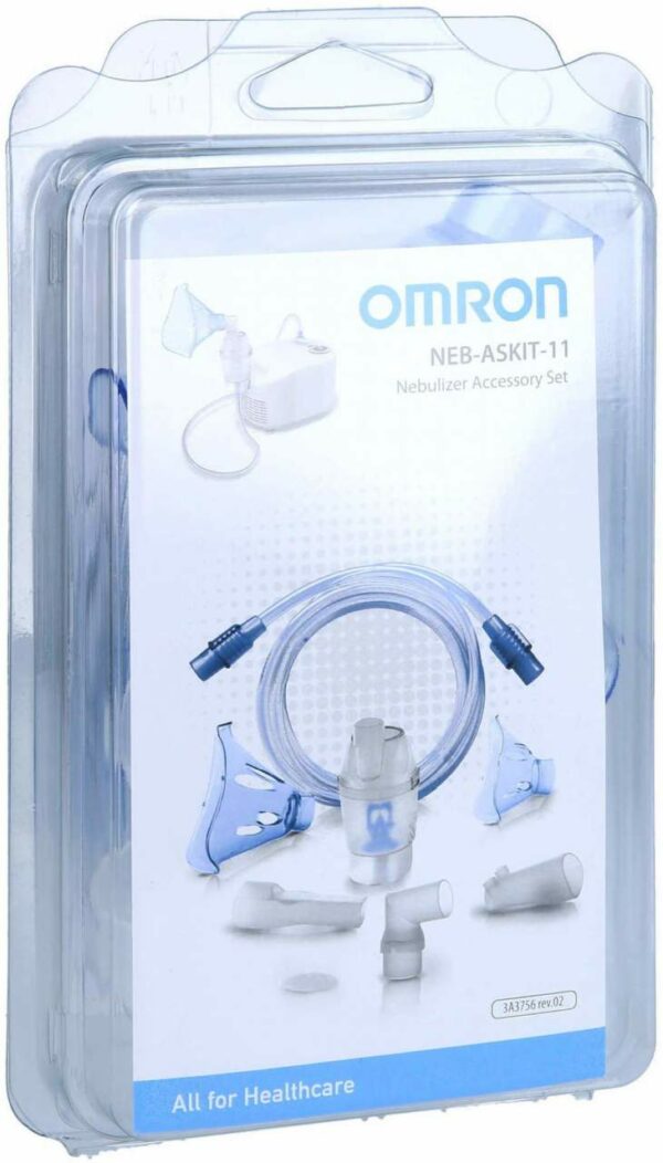 Omron Compact Vernebler-Set Kind+erw.Neb-Askit-11