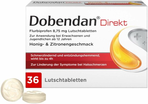 Dobendan Direkt Flurbiprofen 36 Lutschtabletten