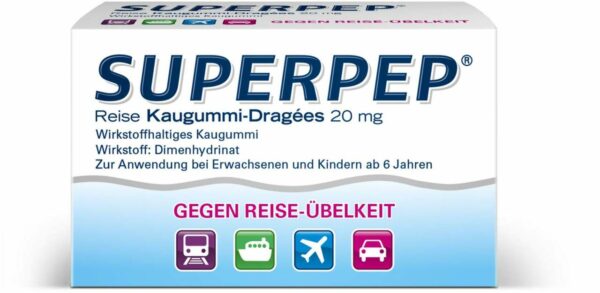 Superpep wirkstoffhaltiges Kaugummi 20 mg 10 Stück