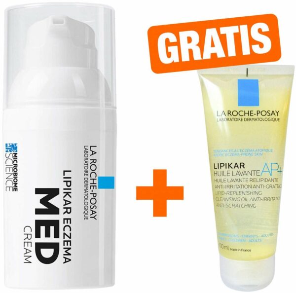 Roche Posay Lipikar Eczema MED Creme 30 ml + gratis Lipikar Huile Lavant 100 ml