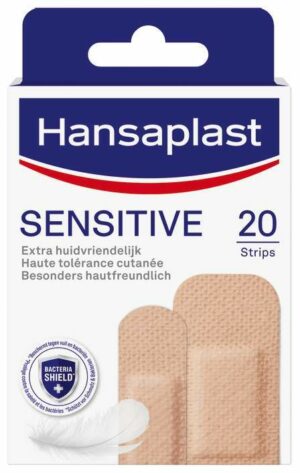 Hansaplast Sensitive Pflasterstrips Hautton light 20 Stück