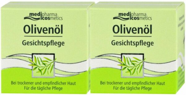 Olivenöl Gesichtspflege 2 x 50 ml Creme