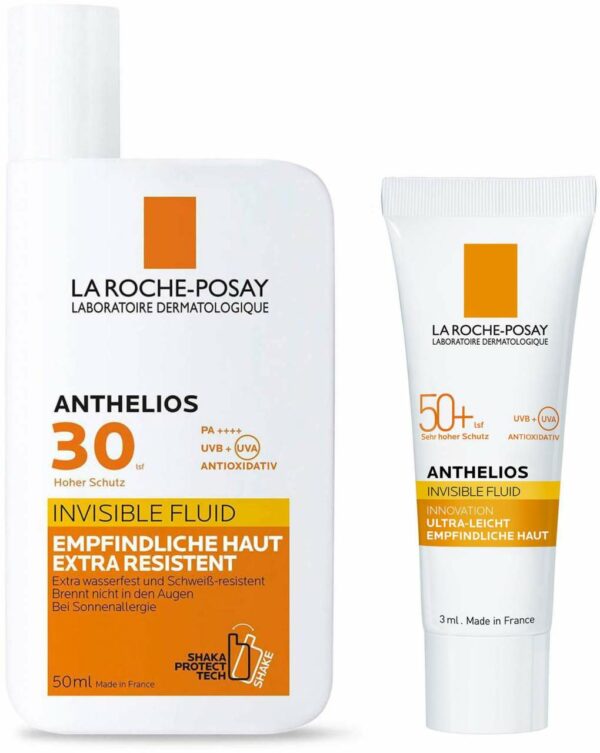 La Roche Posay Anthelios Invisible Fluid LSF 30 50 ml + gratis UVMune 400 LSF 50+ 3 ml Fluid