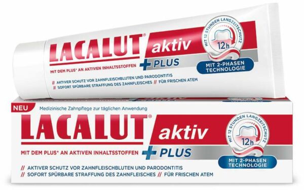 Lacalut aktiv Plus Zahncreme 75 ml