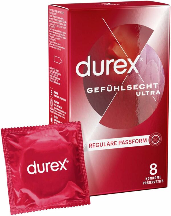 Durex Gefühlsecht ultra 8 Kondome
