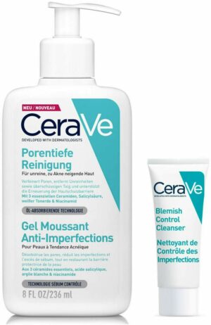 Cerave porentiefe Reinigung Gel 236 ml + gratis 5 ml