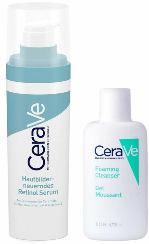 Cerave hautbilderneuerndes Retinol 30 ml + gratis schäumendes Reinigungsgel 20 ml