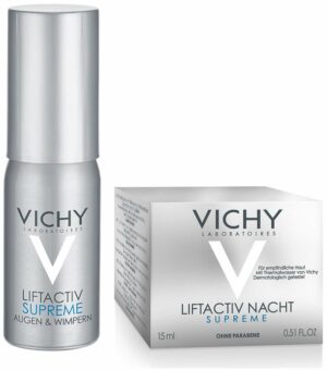 Vichy Liftactiv Serum 10 Augen & Wimpern Creme + gratis Nacht mini Tiegel 15 ml