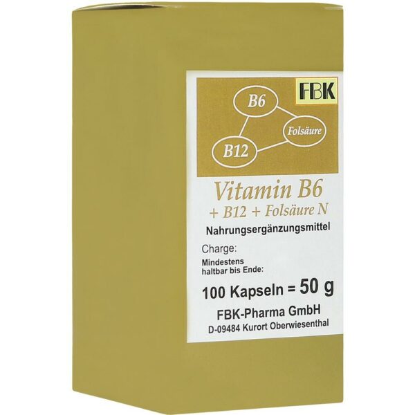 VITAMIN B6+B12+Folsäure N Kapseln